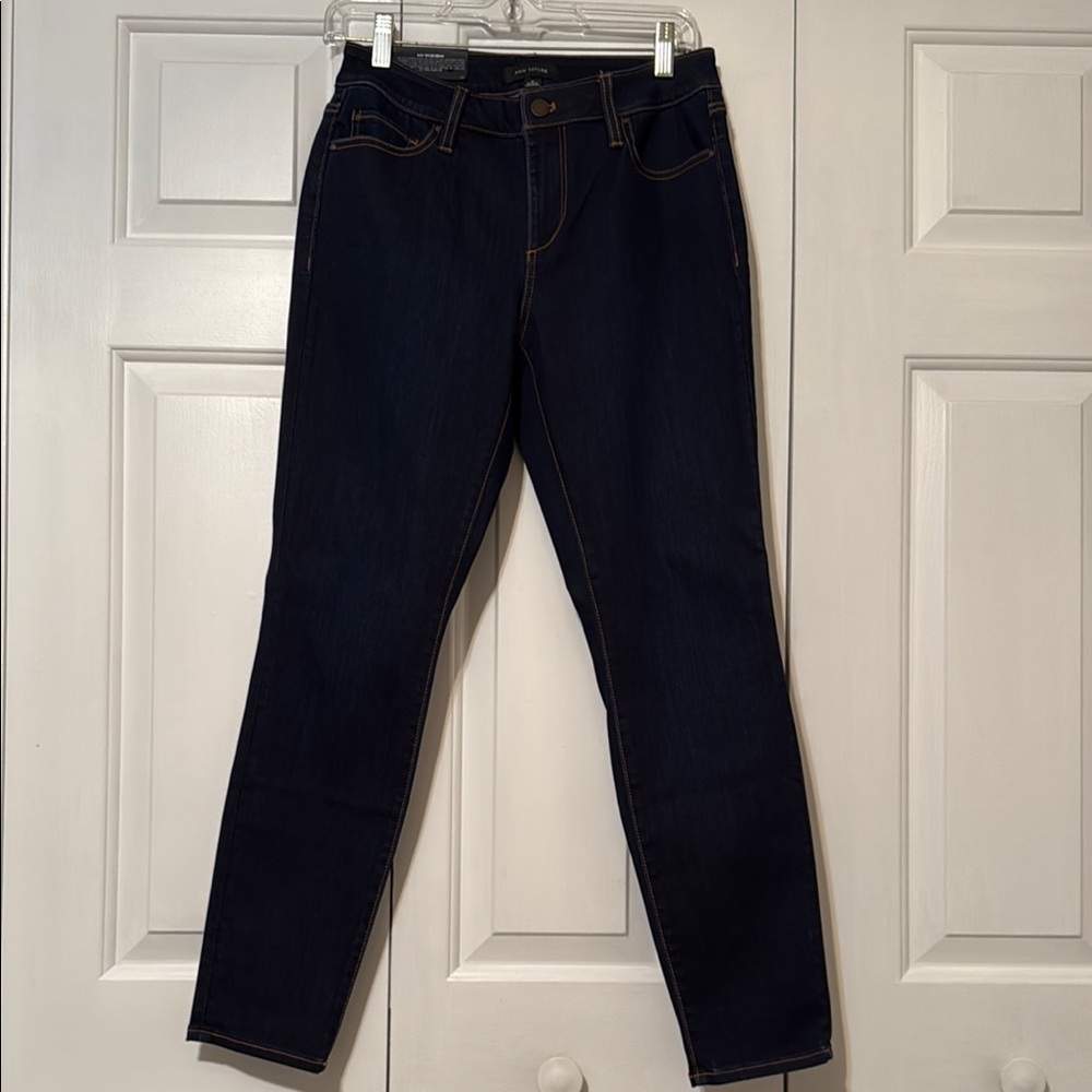 Ann Taylor Blue Skinny Jeans